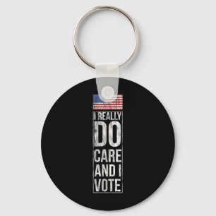 Chaveiro Eu Realmente Me Importo E Eu Voto Humor Político A