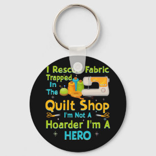 Chaveiro Eu Resgate Tecido Preso No Compro De Quilt