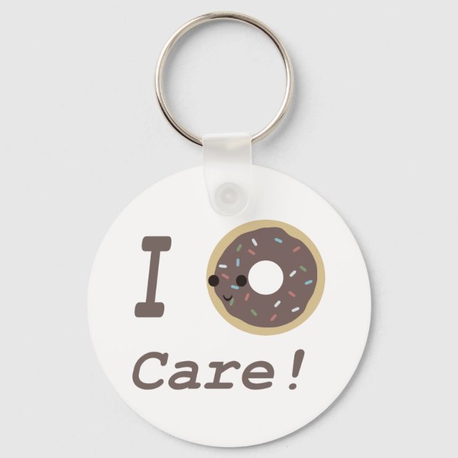 Chaveiro Eu Rosquinha Care! chocolate (Frente)