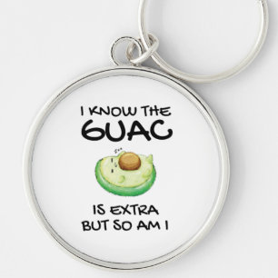 Chaveiro Eu Sei Que O Guac É Extra Mas Eu Também