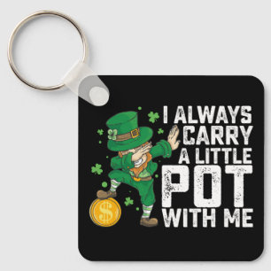 Chaveiro Eu Sempre Levo Um Pequeno Pote Comigo St Patrick's