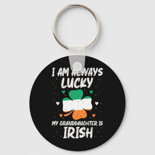 Chaveiro Eu Sempre Tenho Sorte Que Minha Nó É Irlandesa Mat