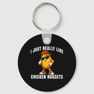 Chaveiro Eu Só Gosto Muito de Nuggets de Frango Meninos Eng