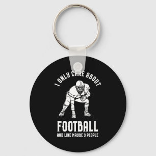Chaveiro Eu só me importo com meu futebol e 3 Pessoas F
