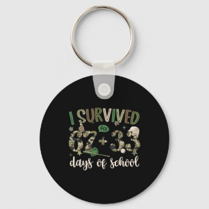 Chaveiro Eu Sobrevivi 67 + 33 Dias De Camuflagem Escolar Me