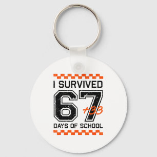 Chaveiro Eu Sobrevivi 67 + 33 Dias De Escola Matemática do