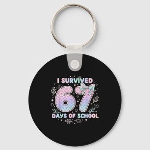 Chaveiro Eu Sobrevivi 67 Dias De Escola Laço Mermaid Coquet