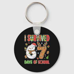 Chaveiro Eu Sobrevivi a 67 Dias de Aula Meme de Natal Engra