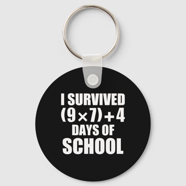 Chaveiro Eu Sobrevivi à Equação Matemática 67 Dias De Escol (Frente)