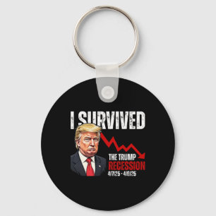 Chaveiro Eu Sobrevivi à Recessão de Trump 4725 4925 Trump R