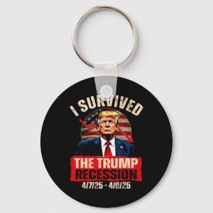 Chaveiro Eu Sobrevivi à Recessão de Trump 4725 4925 Trump R