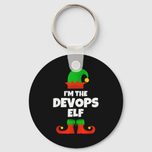 Chaveiro Eu Sou A Família De Elfo Devops De Pijama Natal In