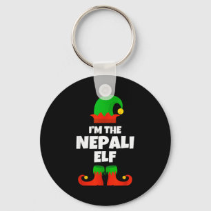 Chaveiro Eu Sou A Família Elf Nepalesa Pajama Natal Diverti