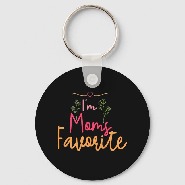Chaveiro Eu Sou a Favorita da Mamãe (Frente)