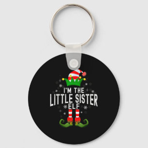 Chaveiro Eu Sou A Irmãzinha Elfa Pijama De Natal Família
