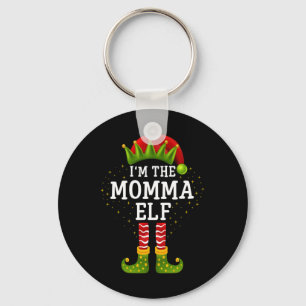 Chaveiro Eu sou a mamãe Elf do Natal da Família.