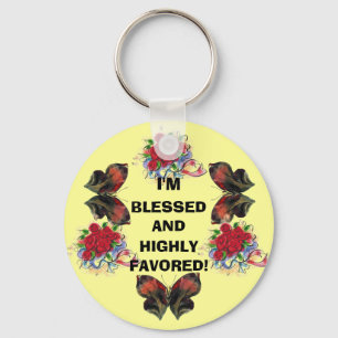 Chaveiro EU SOU ABENÇOADO! Cadeia de Chaves