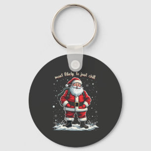 Chaveiro Eu sou apenas uma Cara de Natal Papais noeis de fr