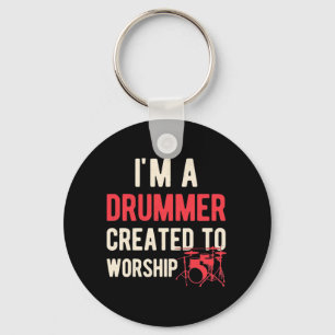 Chaveiro Eu Sou Drummer Criado Ao Culto