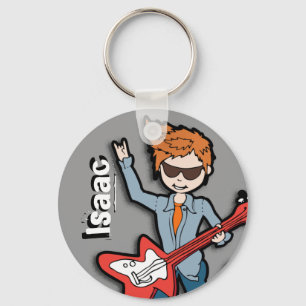 Chaveiro "Eu sou gráfico cinzento de um Rockstar" nomeado
