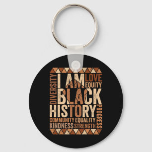 Chaveiro Eu Sou História Negra Afro-Americana História Negr
