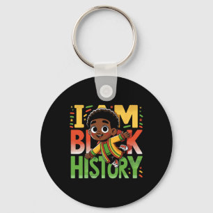 Chaveiro Eu Sou História Negra Crianças Meninos Mês da Hist