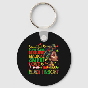 Chaveiro Eu Sou História Negra - Mês da História Negra e Or