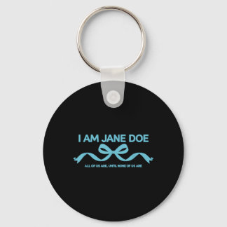 Chaveiro Eu Sou Jane Doe Todos Nós Somos Mensagem De Solida