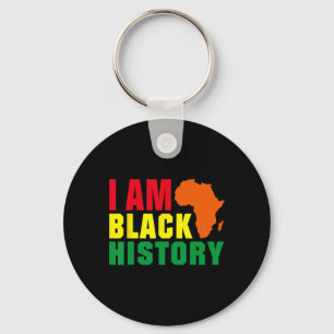 Chaveiro Eu Sou Mês da História Negra Gráfico África
