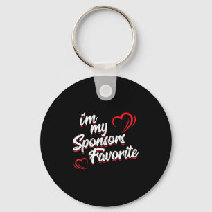 Chaveiro Eu Sou Meu Patrocinador Favorito Citação Engraçada