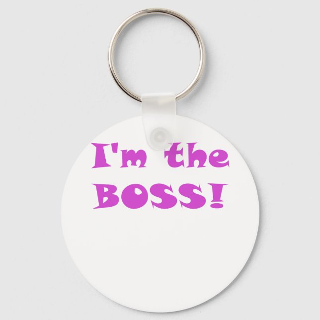 Chaveiro Eu sou o chefe (Frente)