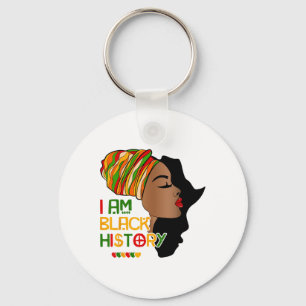 Chaveiro Eu Sou O Mês Da História Negra Afro-Americano Para