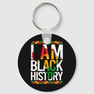 Chaveiro Eu Sou o Mês da História Negra Orgulho Afro-Americ