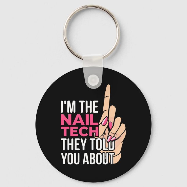 Chaveiro Eu Sou O Nail Tech (Frente)