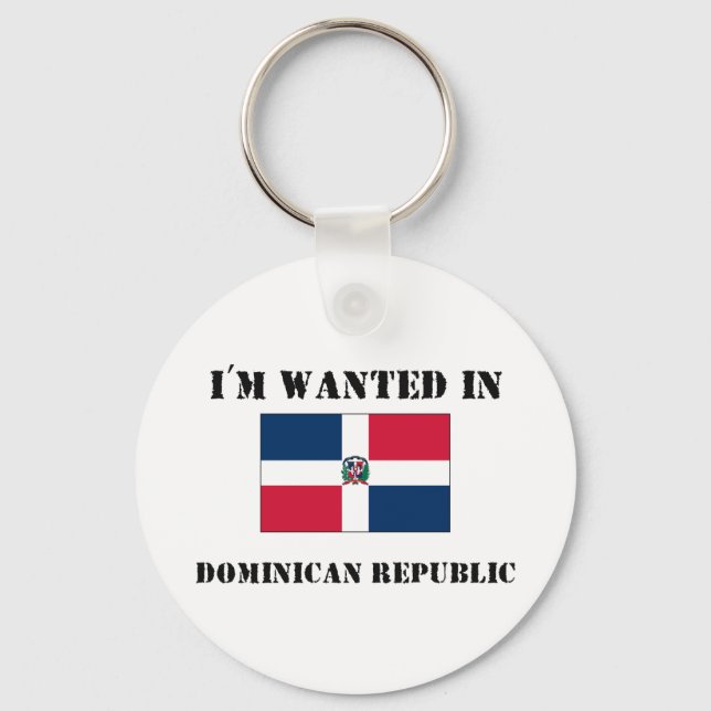Chaveiro Eu sou procurado na República Dominicana (Frente)