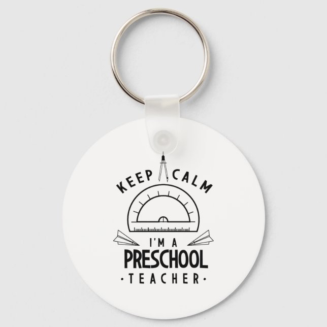 Chaveiro Eu Sou Professora Da Pré-Escola (Frente)