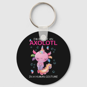 Chaveiro Eu sou realmente um Axolotl em um cara engraçado
