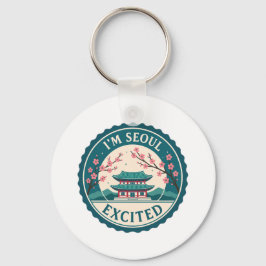 Chaveiro Eu sou Seoul Excitado Coreia