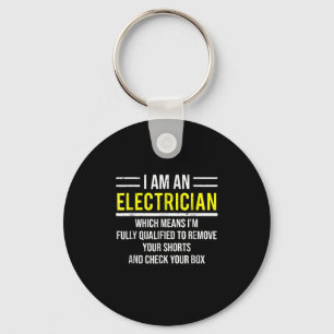 Chaveiro Eu Sou Um Empregado Elétrico Engraçado Por Eletr