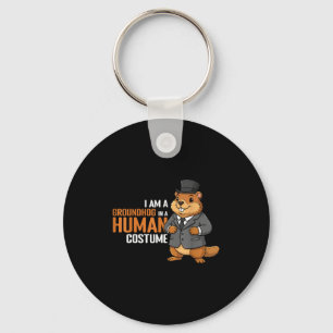 Chaveiro Eu Sou Um Esquilo Em Um Traje Humano Esquilo Engra