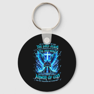 Chaveiro Eu sou um guerreiro de Deus Armor de Deus Cristão