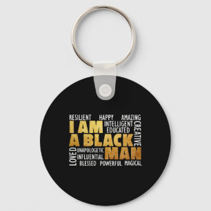 Chaveiro Eu Sou Um Homem Negro - Mês da História Negra Afro