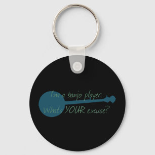Chaveiro Eu sou um jogador do banjo, o que sou sua
