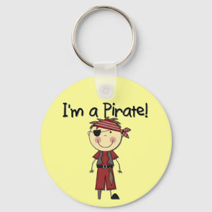 Chaveiro Eu sou um Pirata - Camisetas e Presentes para Meni