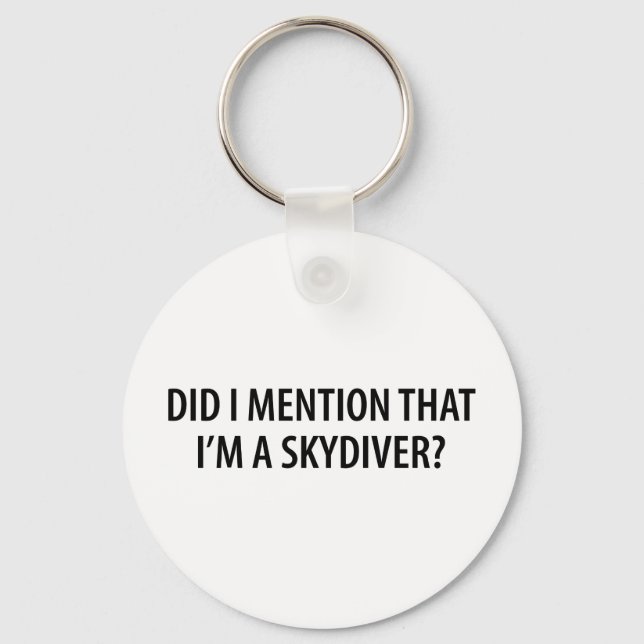 Chaveiro Eu sou um Skydiver (Frente)