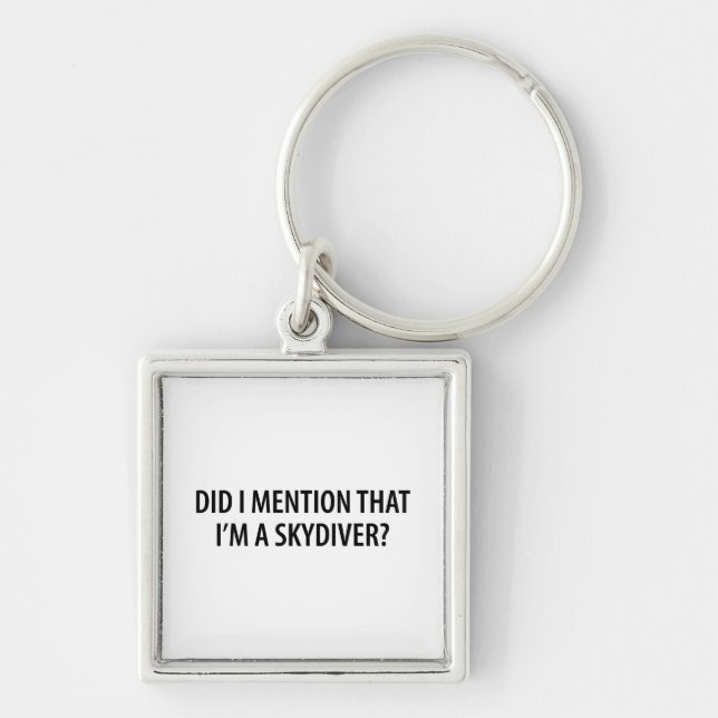 Chaveiro Eu sou um Skydiver (Frente)