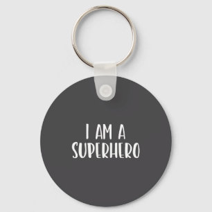 Chaveiro Eu Sou Um Super-herói de Halloween Estou Fantasia