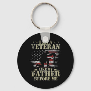 Chaveiro Eu Sou Um Veterano Como Meu Pai Antes De Mim Camis