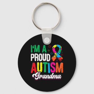 Chaveiro Eu Sou Uma Avó Orgulhosa do Autismo Apoio Autistas