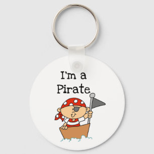 Chaveiro Eu sou uma Camisetas e Presentes de Pirata